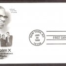 Malcolm X, Civil Rights Leader, Black History, First Issue USA