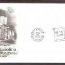 North Carolina Statehood Bicentennial, AC, First Issue FDC USA