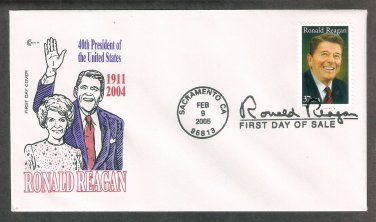Honoring President Ronald Reagan, CC, First Issue, 2005 USPS USA
