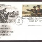 175th Anniversary Lewis and Clark Expedition 1981, AC, First Issue FDC USA