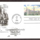 Georgetown University, Healy Hall, Postal Card First Issue USA