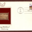 Wyoming Statehood, High Mountain Meadows by Conrad Schwiering, With 22k Proof Gold Replica PCS