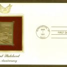 Vermont Statehood 200th Anniversary With 22k Proof Gold Replica PCS First Issue USA