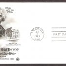 Honoring Novelist and Short Story Writer Nathaniel Hawthorne, PCS, First Issue USA