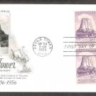 Devils Tower National Monument, Wyoming, 1956, First Issue USA