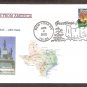 Greetings from America, Texas, BGC, First Issue FDC USA
