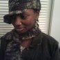Camo ball cap with scarf