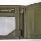 DARK BROWN K.KOLLECTIONS GENUINE LEATHER 4.25" UK03 ITALIAN DESIGN WALLET *NEW*