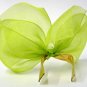 600 APPLE GREEN CLIP ON DRESSMAKERS CRAFT HATS UPHOLSTERY CUSHION HAIR BOWS