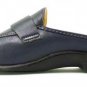 LADIES WOMENS NAVY STRAP MULE SLIP ON OFFICE SHOE SIZE 7 / 40 *NEW*