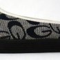 LADIES WOMENS BLACK AND SILVER MULE SLIP ON FLAT OFFICE SHOE SIZE 4 / 37 *NEW*