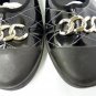 LADIES WOMENS BLACK MULE SLIP ON FLAT OFFICE SHOE SIZE 6 / 39 *NEW*
