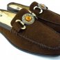 LADIES WOMENS BROWN AMULET MULE SLIP ON FLAT OFFICE SHOE SIZE 5 / 38 *NEW*