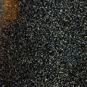 BLACK HALLOWEEN SILVER SPARKLE GLITTER MIDNIGHT STARS STARDUST FABRIC PER METRE