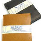 BI FOLD GENUINE LEATHER MULTI WINDOW BROWN WALLET NEW