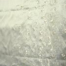 IVORY EMBROIDERED SATIN CHRISTENING FABRIC MATERIAL