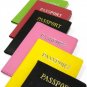 SOFT LEATHER PASSPORT COVER HOLDER WALLET BLACK FINISH