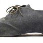 M ZERO BY MELISSA MENS FORMAL LACE SHOES GREY FAUX SUEDE UK 9