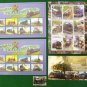RAILROAD RAIL TRAIN TRANSPORT 200TH ANNIVERSARY COLLECTORS STAMPS x 29