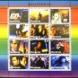 HOLLYWOOD FILM LEGENDS FRANK SINATRA MARILYN MONROE BRUCE LEE, ELVIS STAMPS x120
