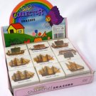 6 boxes of THE COLLECTOR VARIETY BOX OF 36 RUBBER ERASERS WITH SHIP DESIGN *NEW*