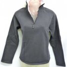 CANE LADIES GREY PROACTIVE LONG SLEEVE EQUESTRIAN HORSE RIDING FLEECE TOP SMALL