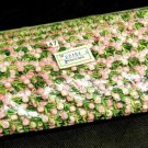 GREEN & PINK FLORALTRIMMING EDGING BORDER FABRIC