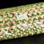 GREEN & PINK FLORALTRIMMING EDGING BORDER FABRIC