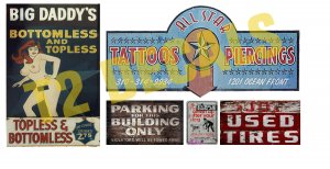 HO Scale Skid Row Decals #4
