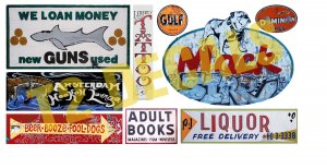 HO Scale Skid Row Decals #3