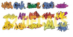 HO Scale Custom Graffiti Decals #6