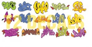 HO Scale Custom Graffiti Decals #9