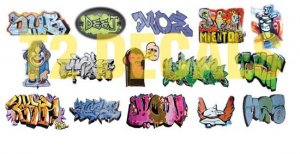 HO Scale Custom Graffiti Decals #11