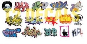 HO Scale Custom Graffiti Decals #12