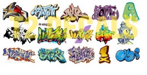 HO Scale Custom Graffiti Decals #15