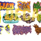 HO Scale Custom Graffiti Decals #17