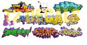 HO Scale Custom Graffiti Decals #19