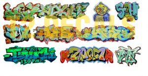 HO Scale Custom Graffiti Decals #20