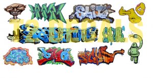 HO Scale Custom Graffiti Decals #23