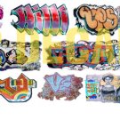 HO Scale Custom Graffiti Decals #34
