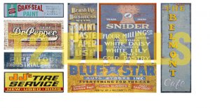 HO Scale Ghost Sign Decals #8
