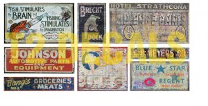 HO Scale Ghost Sign Decals #15