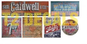 HO Scale Ghost Sign Decals #22