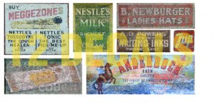 HO Scale Ghost Sign Decals #23