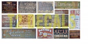HO Scale Ghost Sign Decals #31