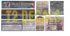 HO Scale Ghost Sign Decals #36