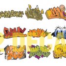 N Scale Custom Graffiti Decals #2
