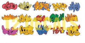 N Scale Custom Graffiti Decals #7