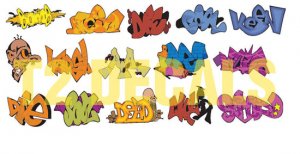 N Scale Custom Graffiti Decals #8