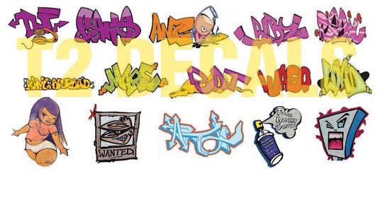 N Scale Custom Graffiti Decals #10